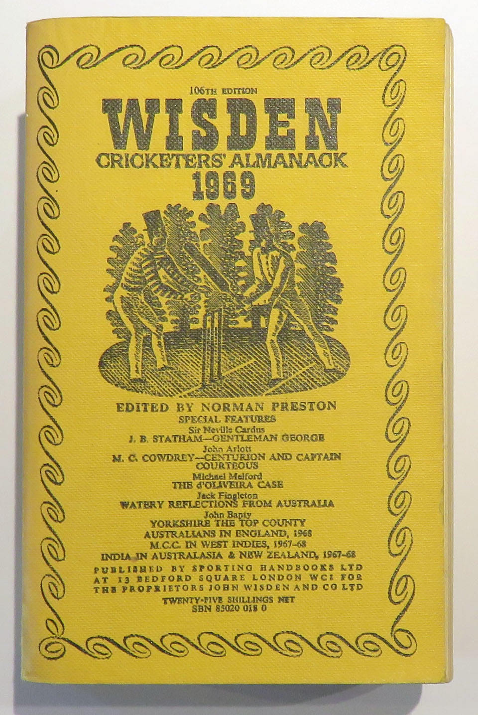Wisden Cricketers' Almanack 1969