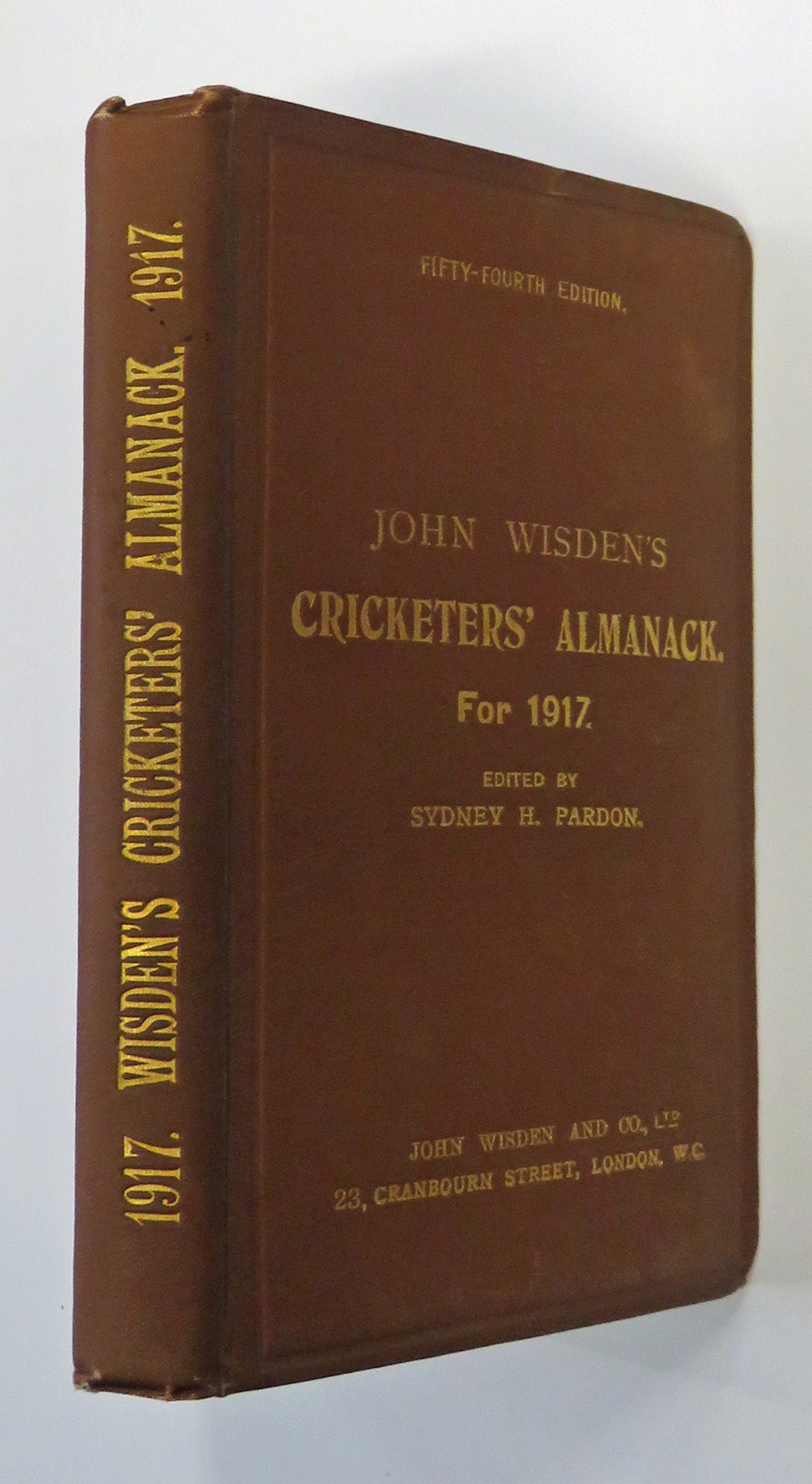**John Wisden's Cricketers' Almanack for 1917
