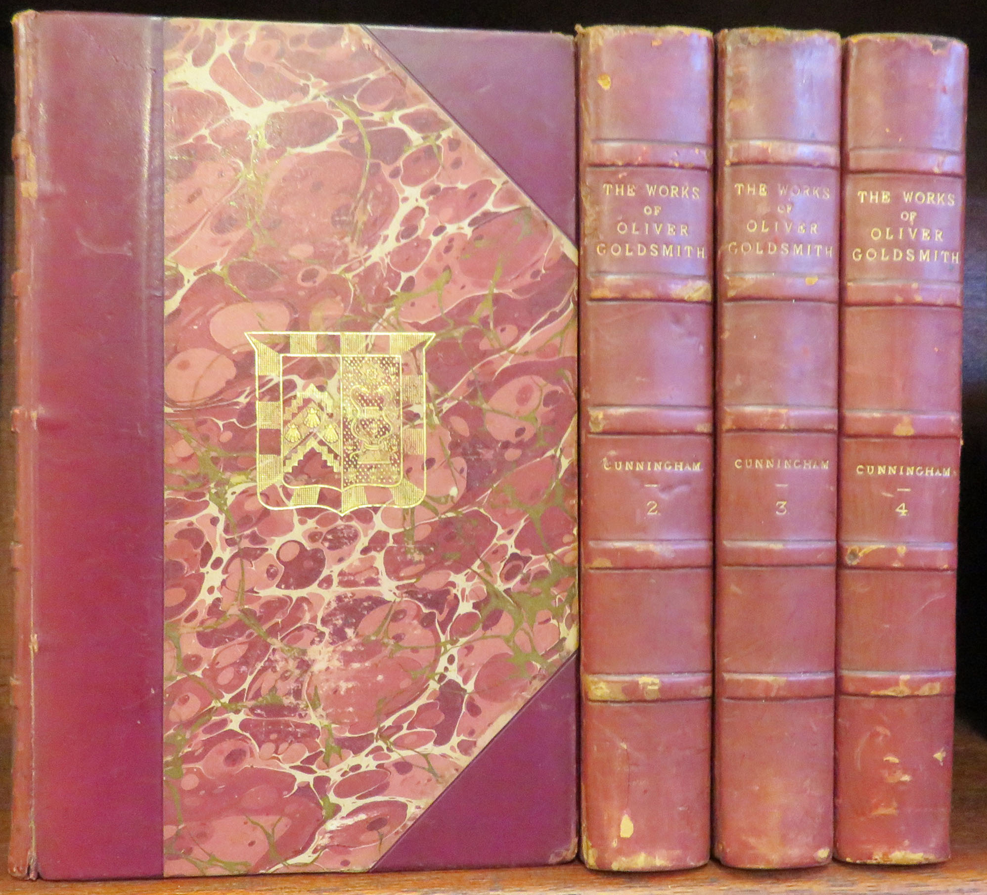 The Works Of Oliver Goldsmith in four complete volumes 