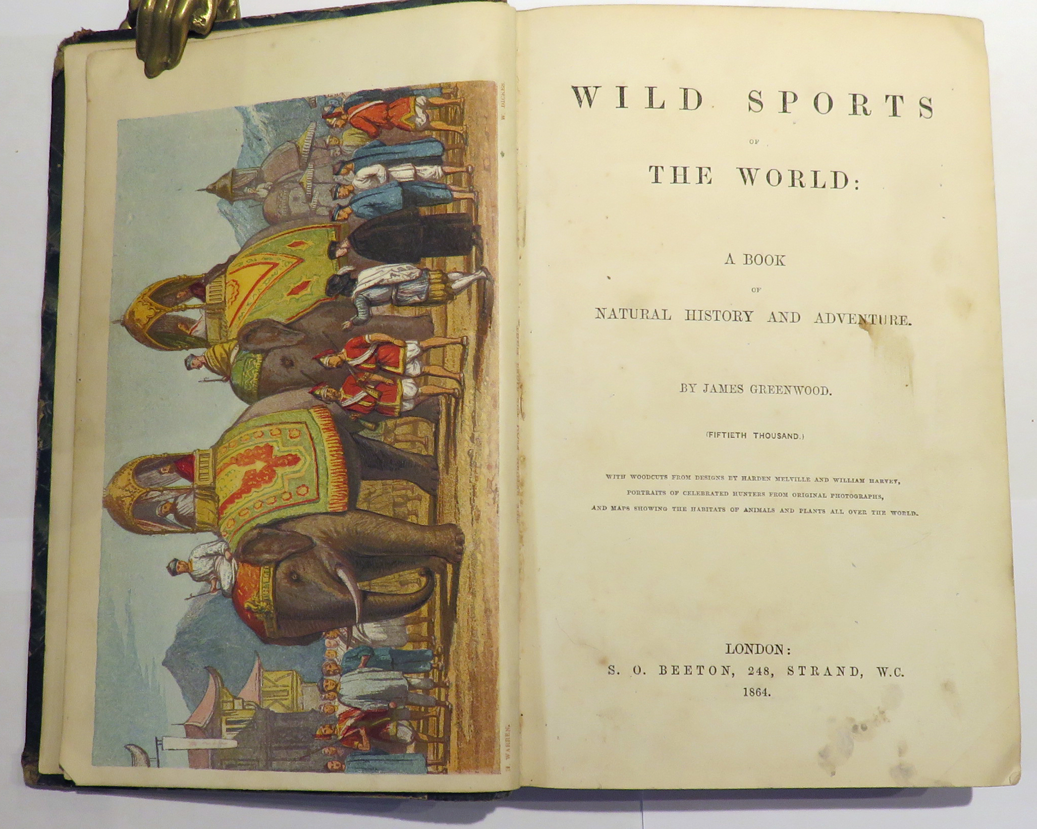 Wild Sports Of The World; A Book Of Natural History And Adventure 