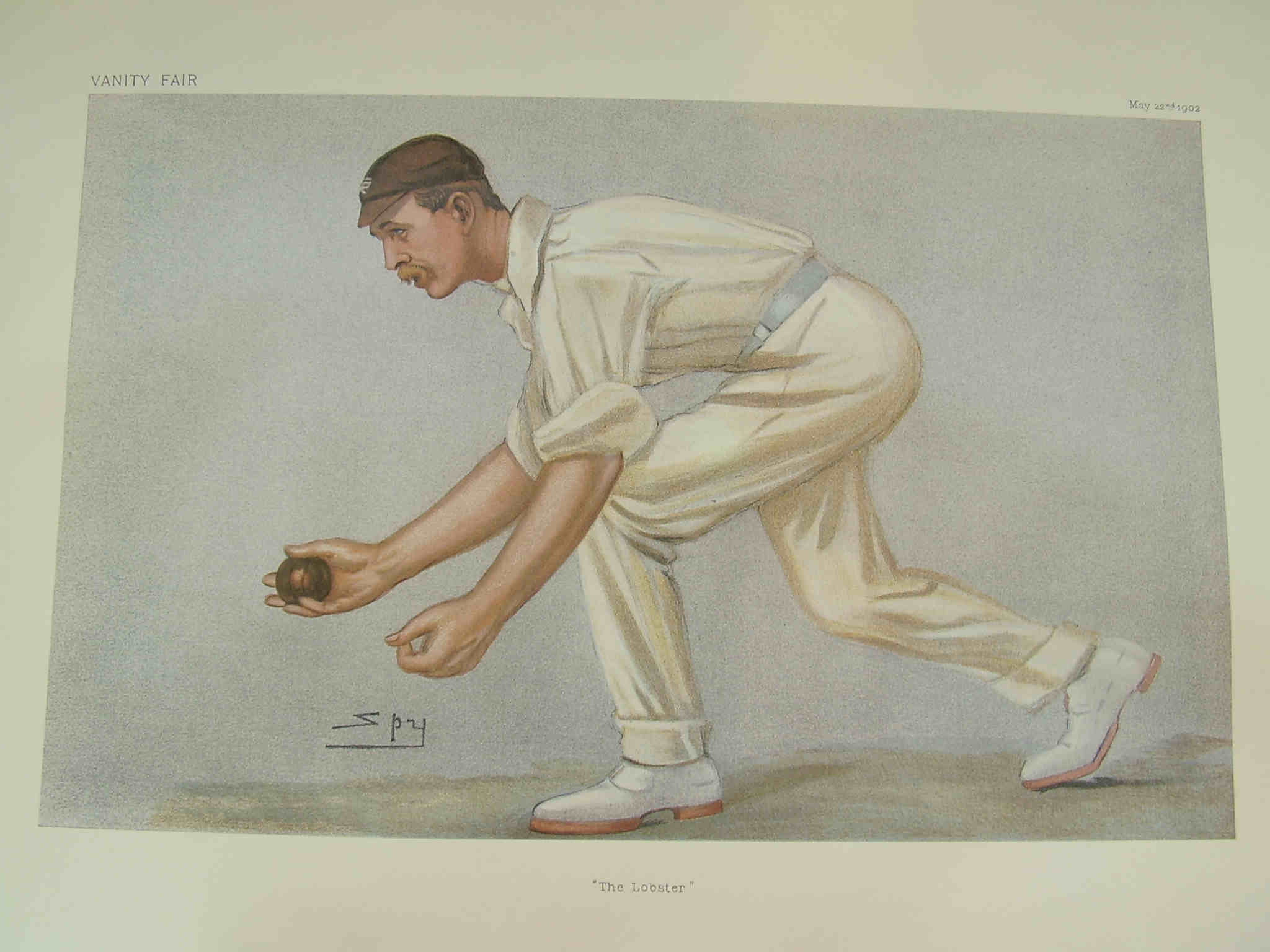Vanity Fair Cricket Print. Digby Loder Armroid Jephson 
