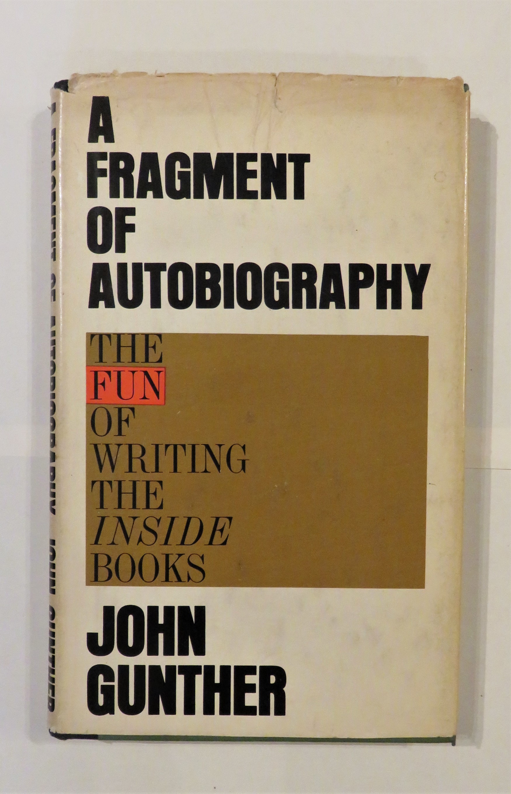 A Fragment of Autobiography: The Fun of Writing the Inside Books
