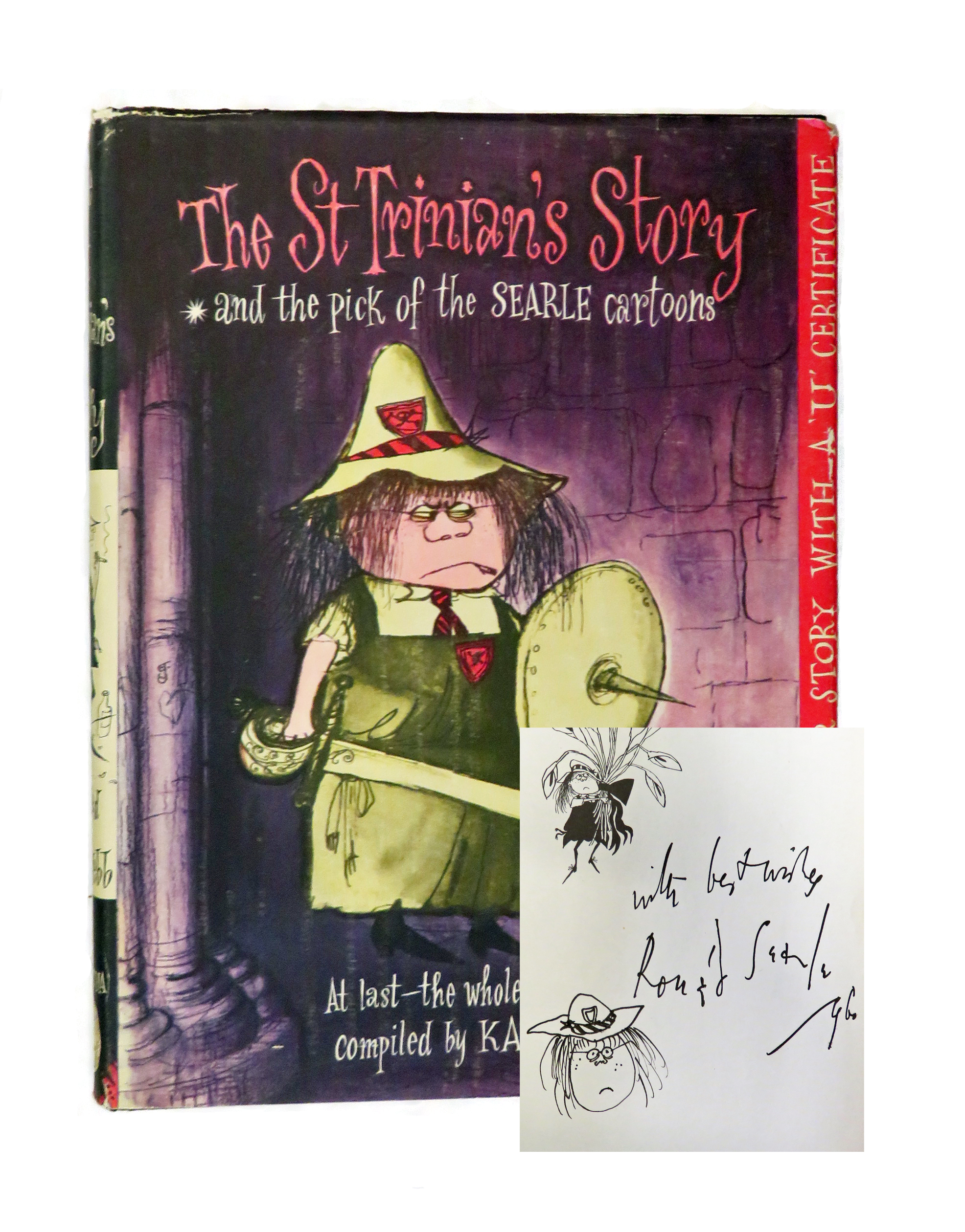 The St Trinian's Story with Original Sketch by Ronald Searle
