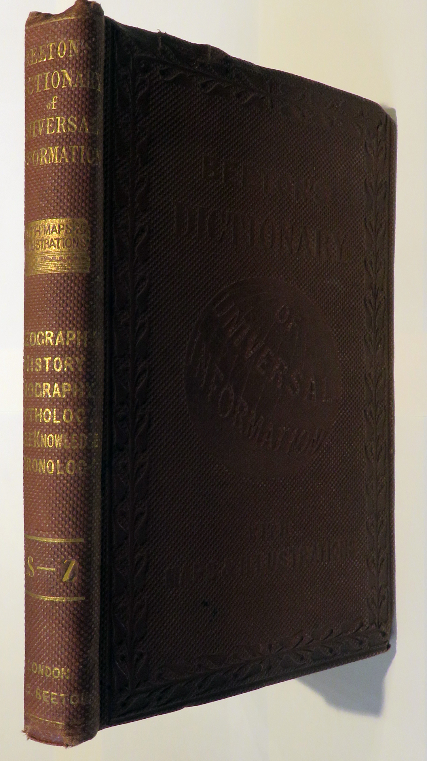 Beeton's Dictionary Of Universal Information S-Z