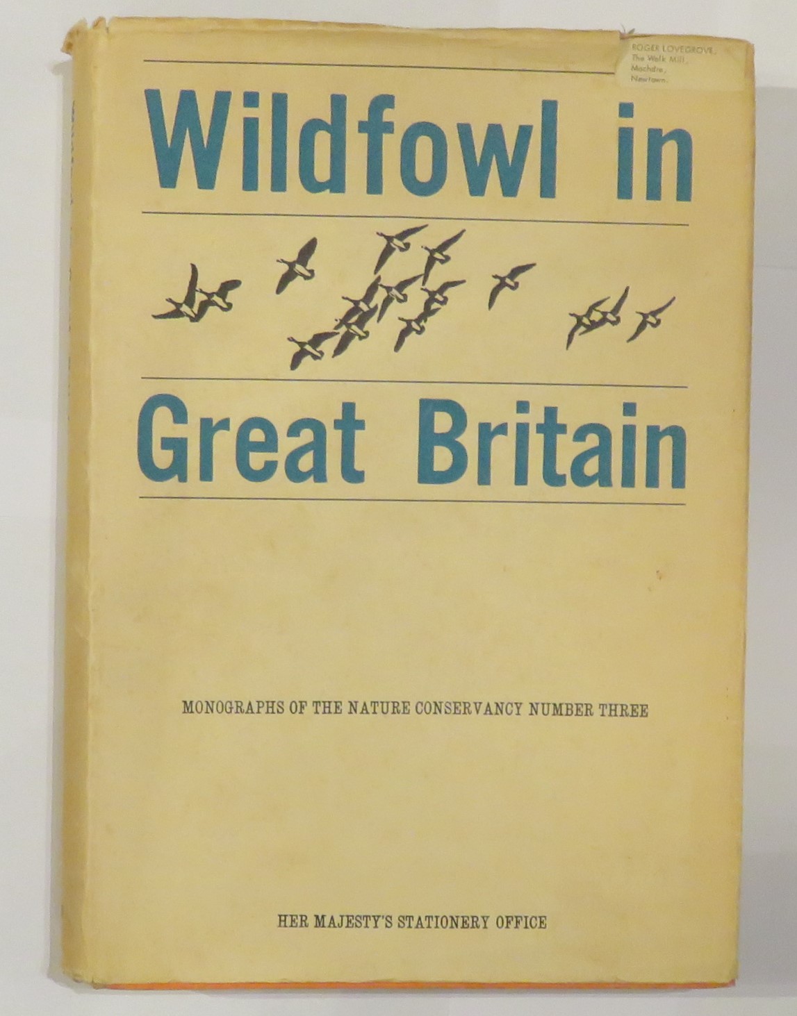 Monographs of the Nature Conservancy Number Three: Wildfowl in Great Britain
