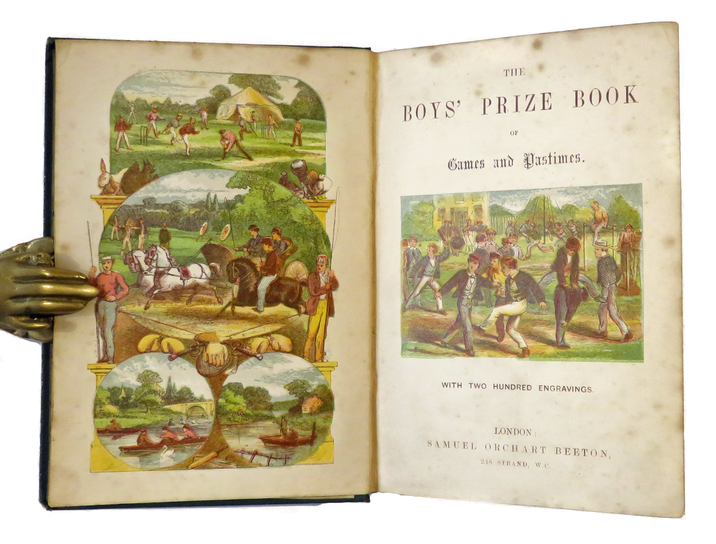 The Boy's Prize Book of Games and Pastimes; or, Sports, Games, Exercises, and Pursuits.