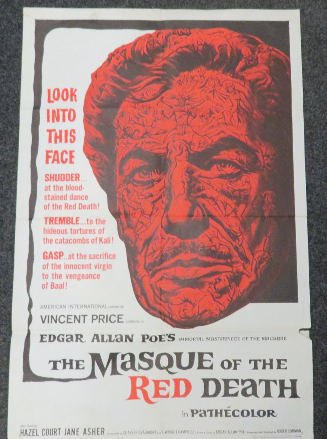 Masque of the Red Death 1964 Film Poster