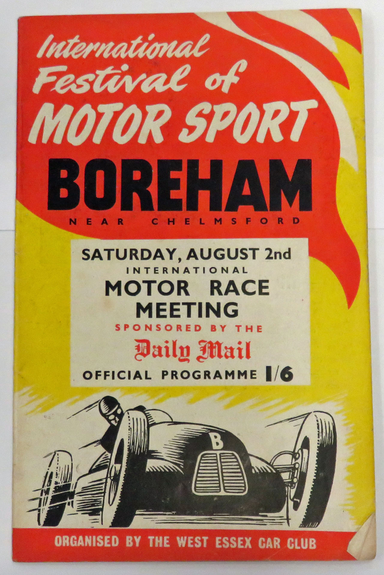 International Festival Of Motor Sport Boreham Near Chelmsford Saturday August 2nd 1952