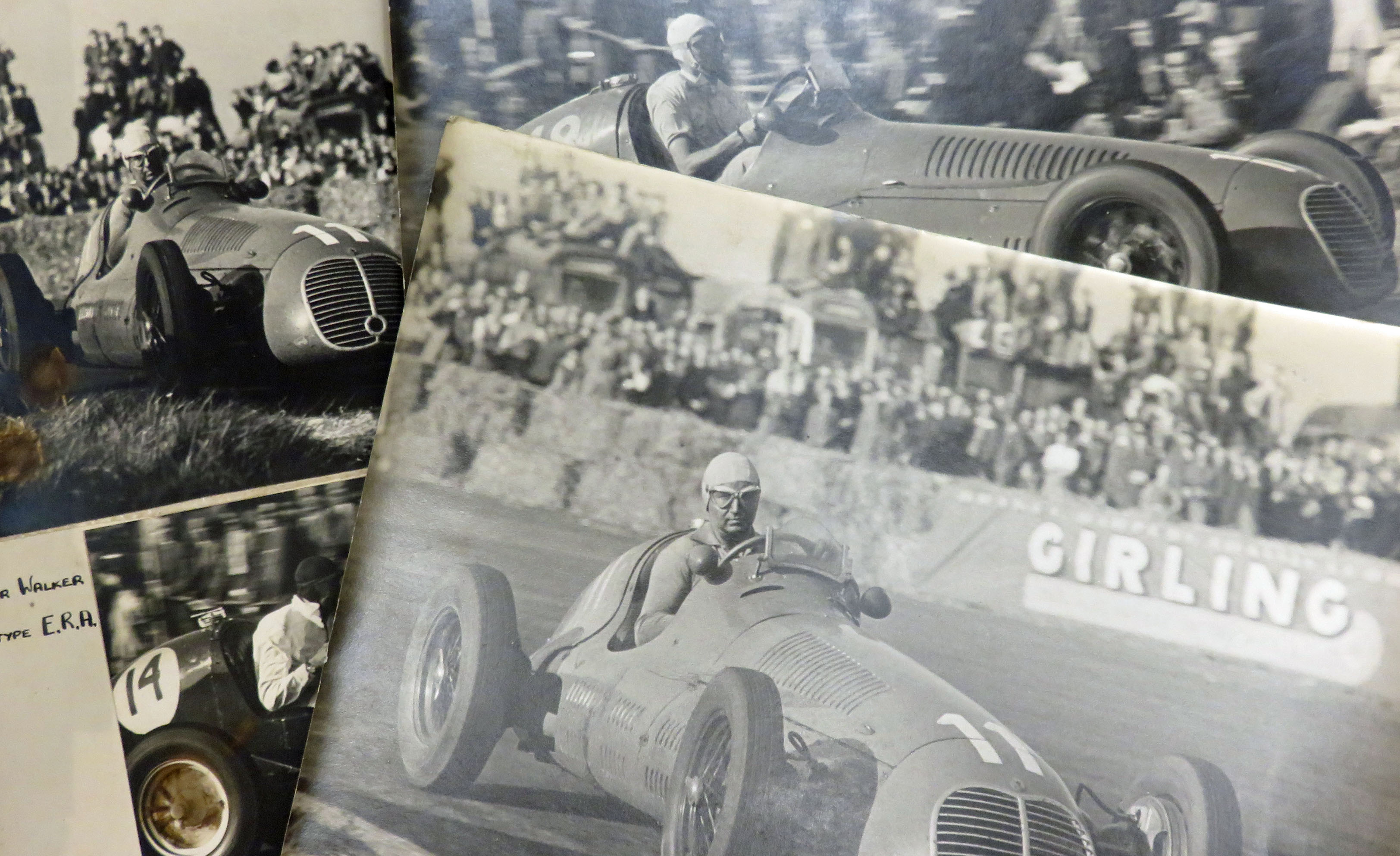 Alberto Ascari racing his Maserati and Peter Walker Photographic Images 