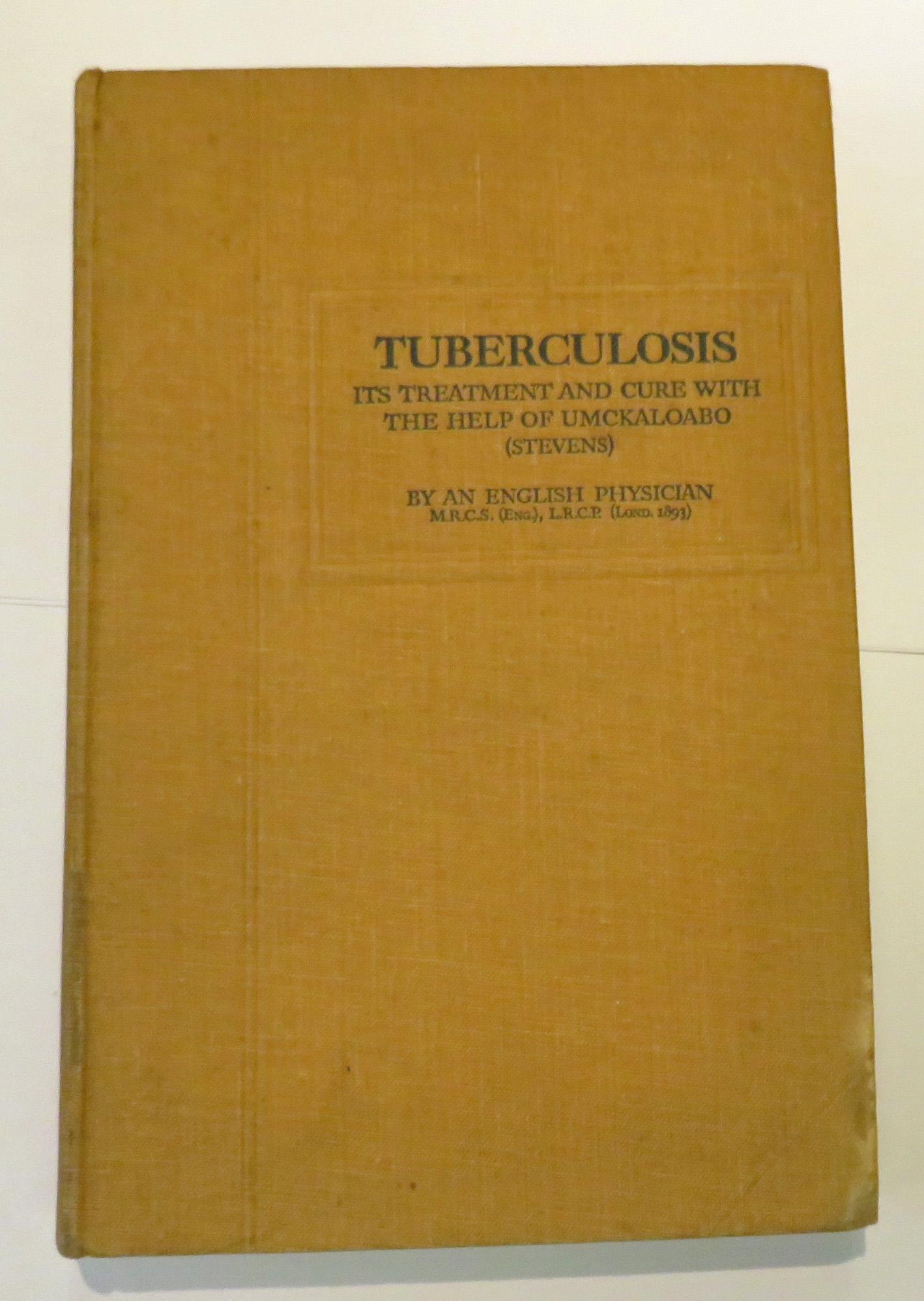 Tuberculosis Its Treatment And Cure With The Help Of Umckaloabo (Stevens) 