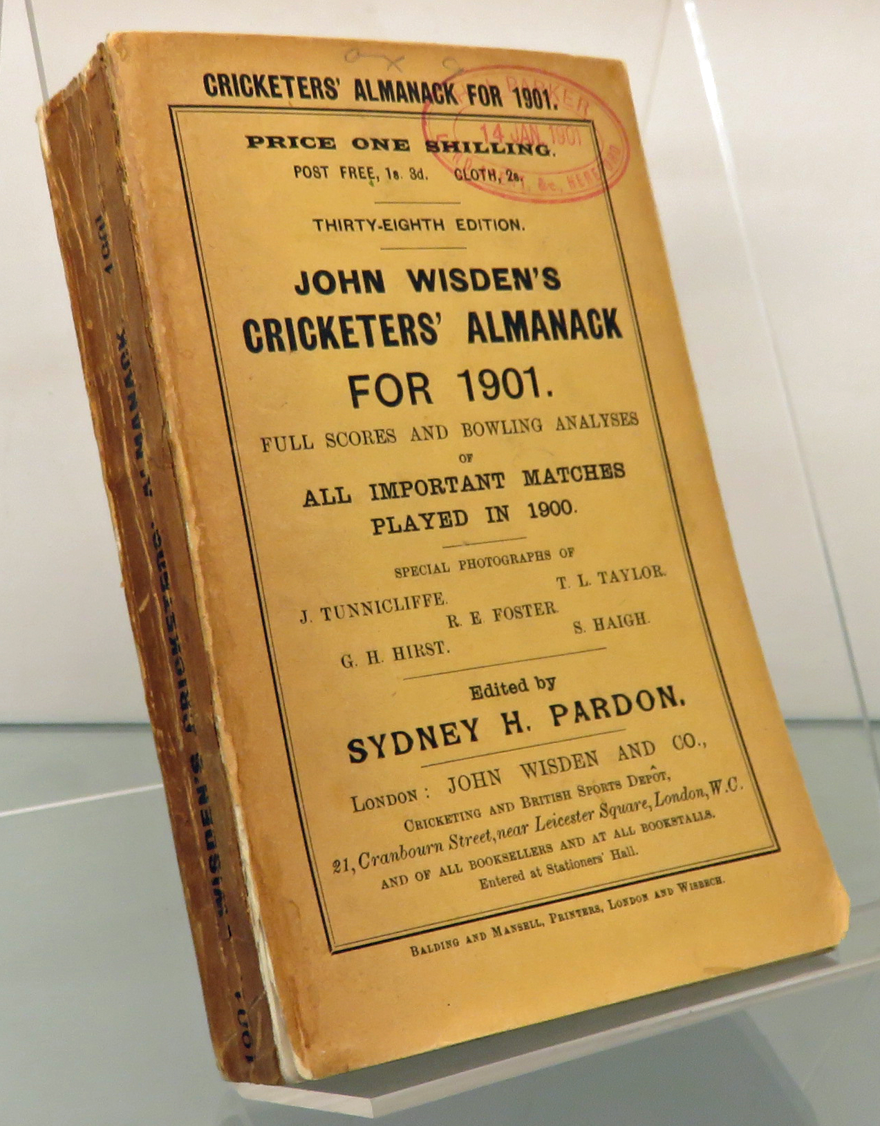 John Wisden's Cricketers' Almanack for 1901