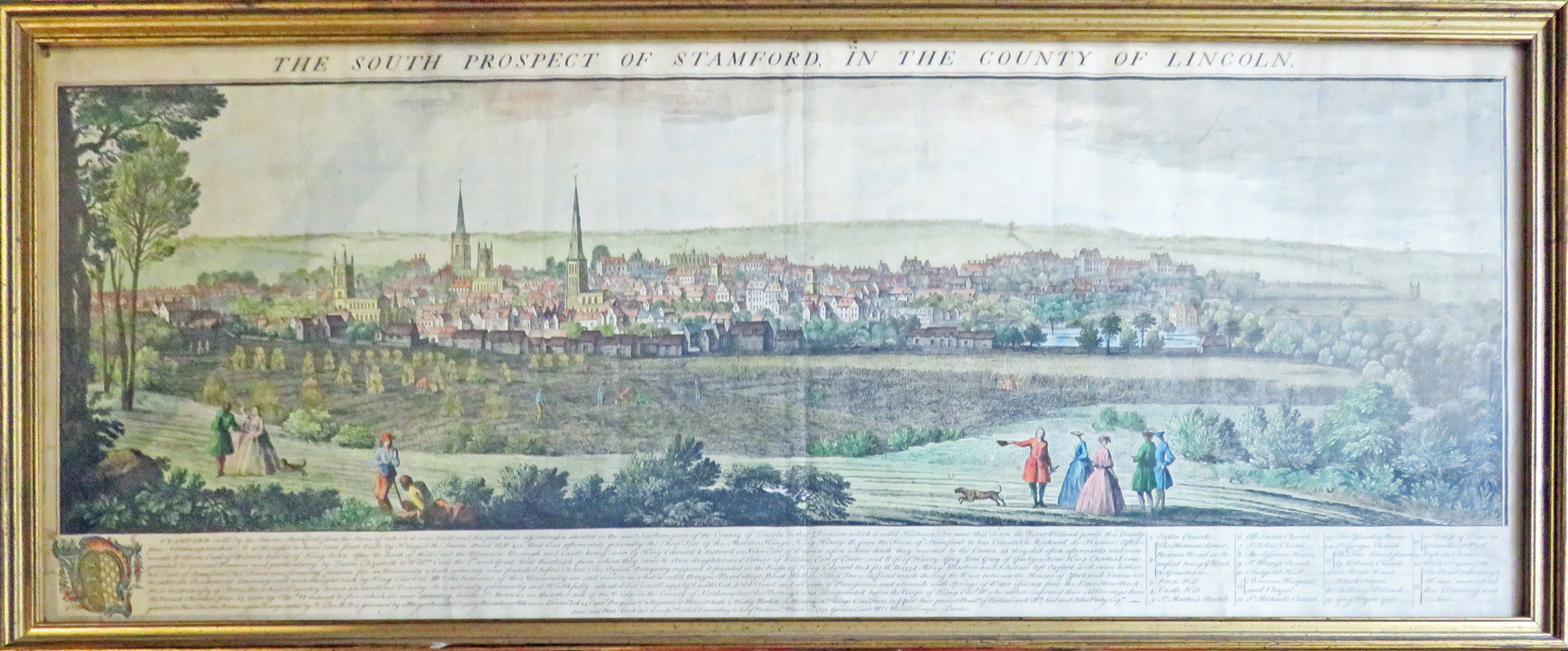 The South Prospect of Stamford, in the County of Lincoln