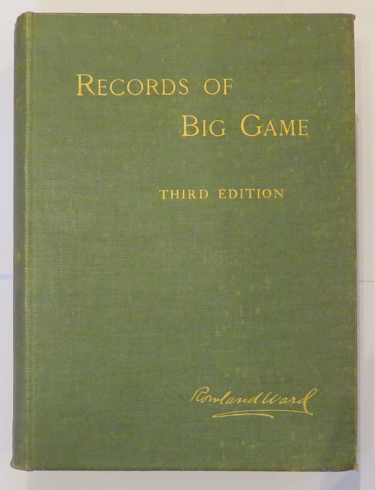 Records of Big Game Third Edition