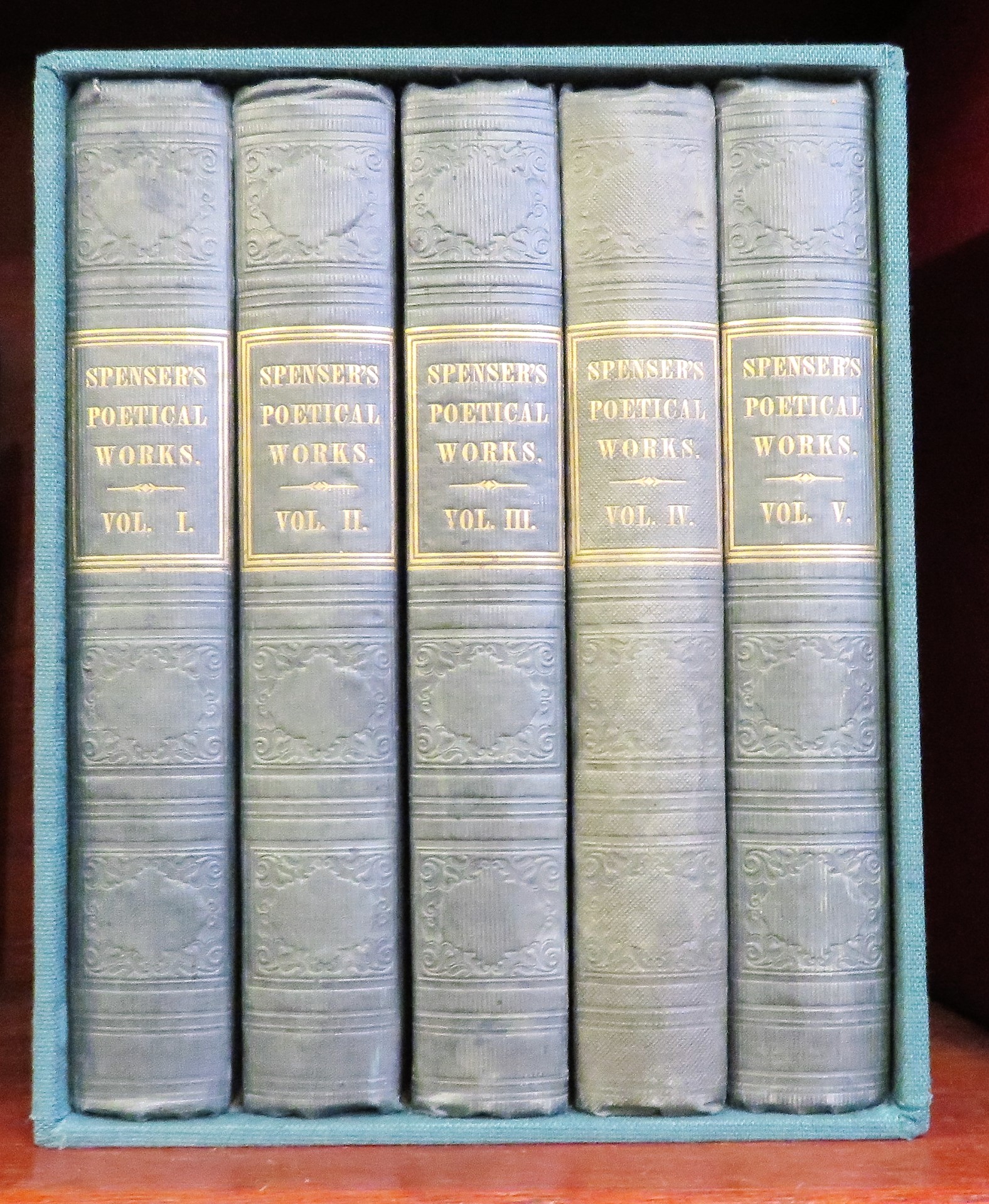 The Poetical Works of Edmund Spenser in Five Volumes 