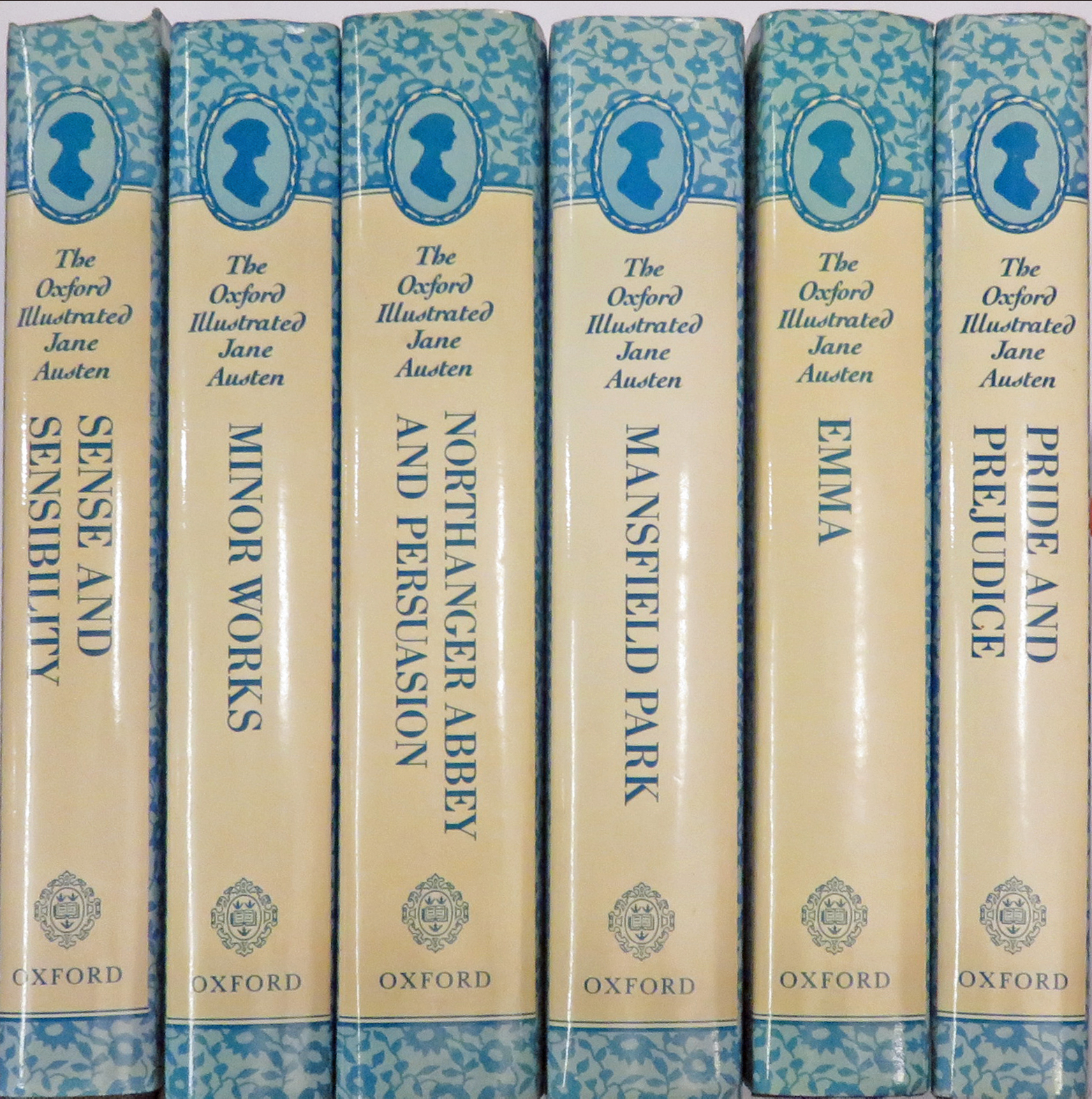 The Novels Of Jane Austen. Oxford Illustrated Edition in six volumes 