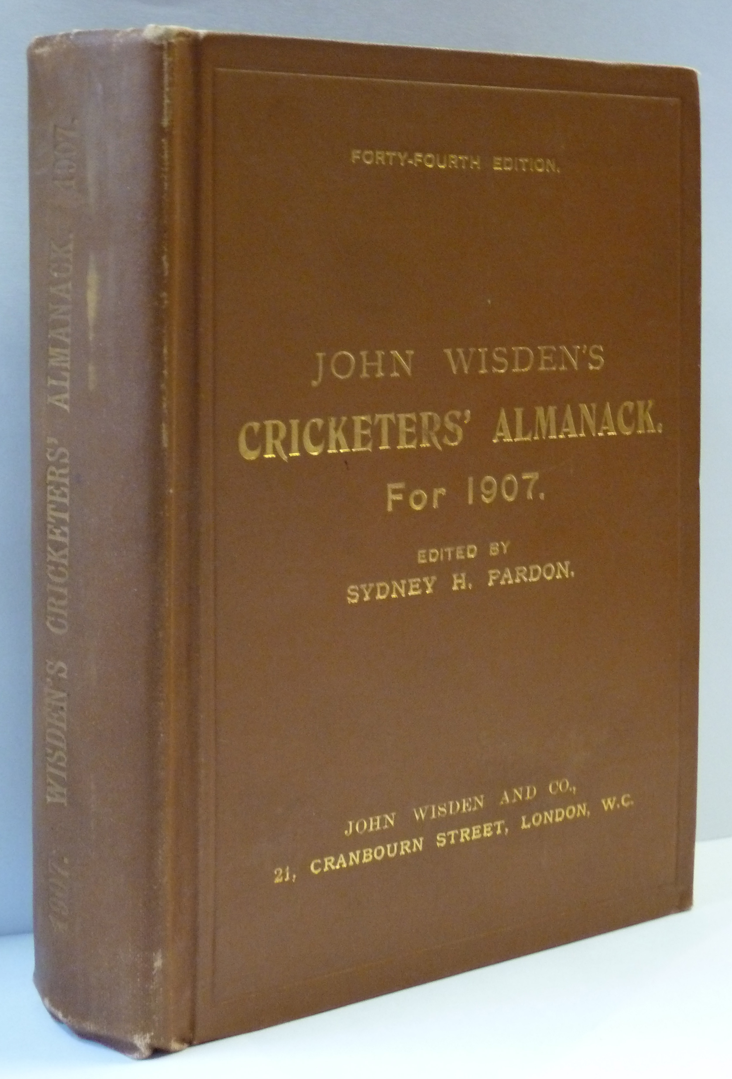John Wisden's Cricketers' Almanack for 1907