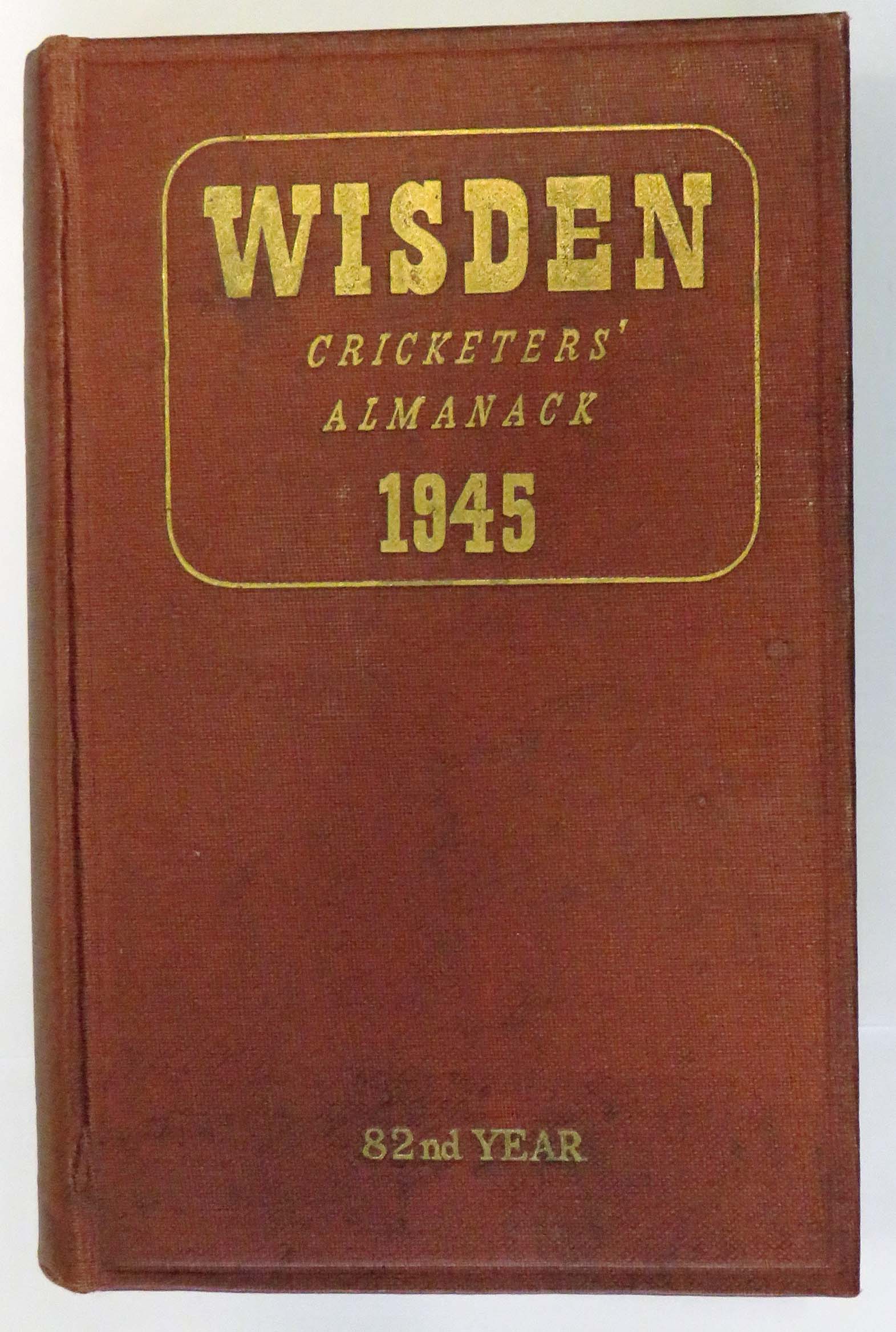 Wisden Cricketers' Almanack 1945 Hardback