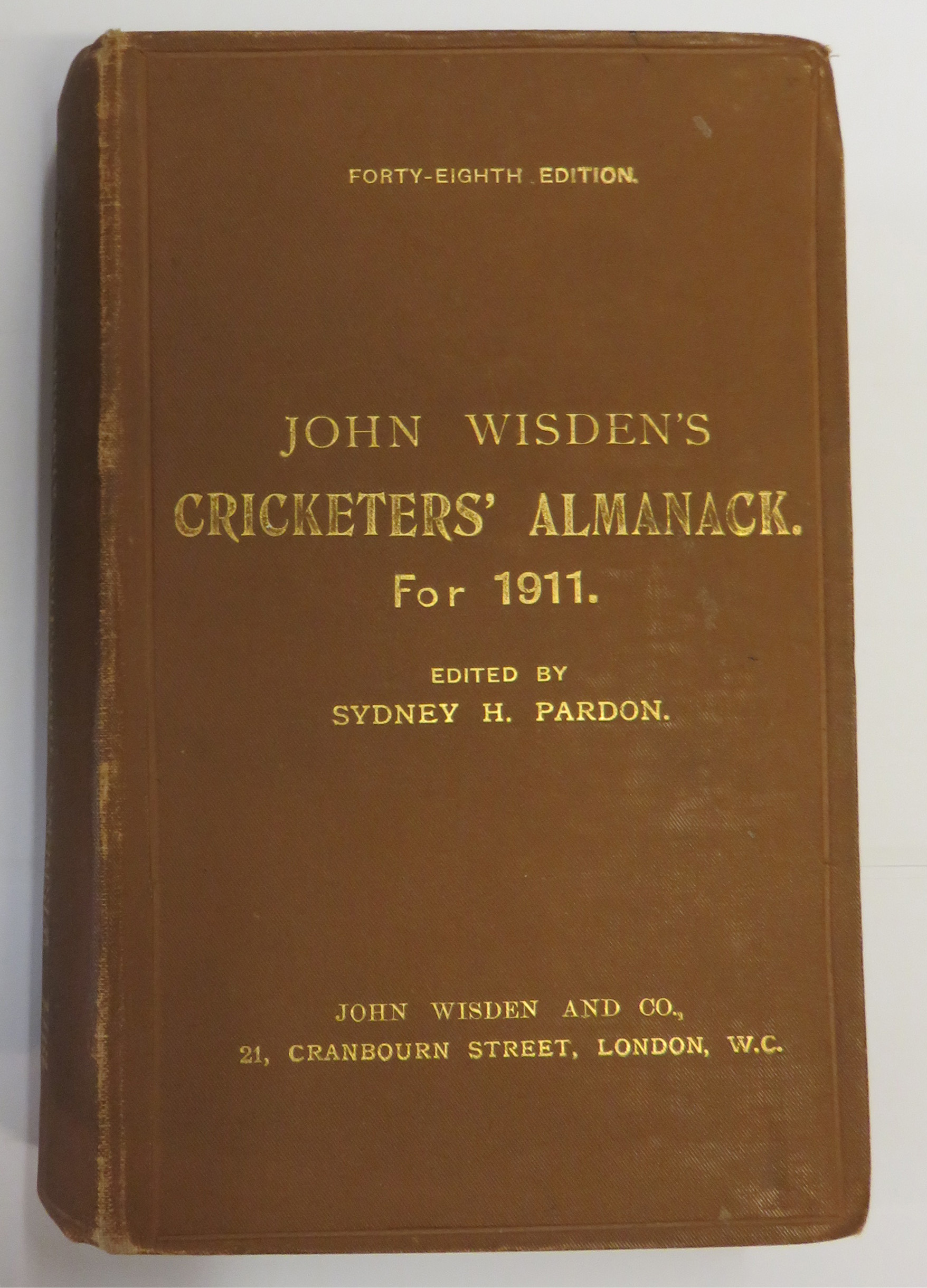 **John Wisden's Cricketers' Almanack for 1911