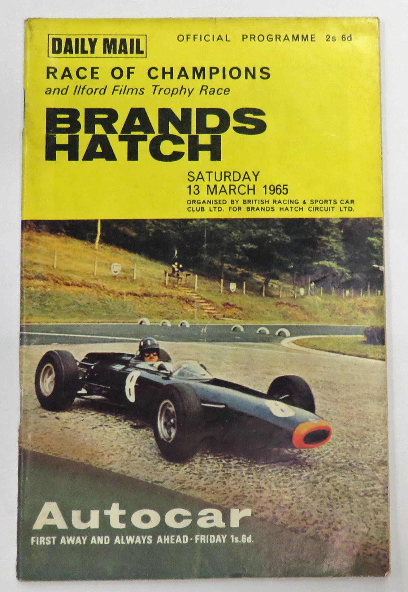 Daily Mail Race Of Champions and Illford Films Trophy Race Brands Hatch Saturday 13 March 1965