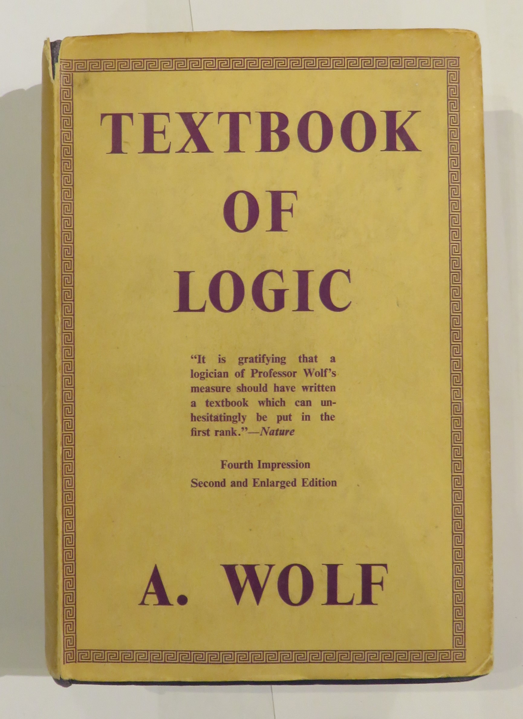 Textbook of Logic 