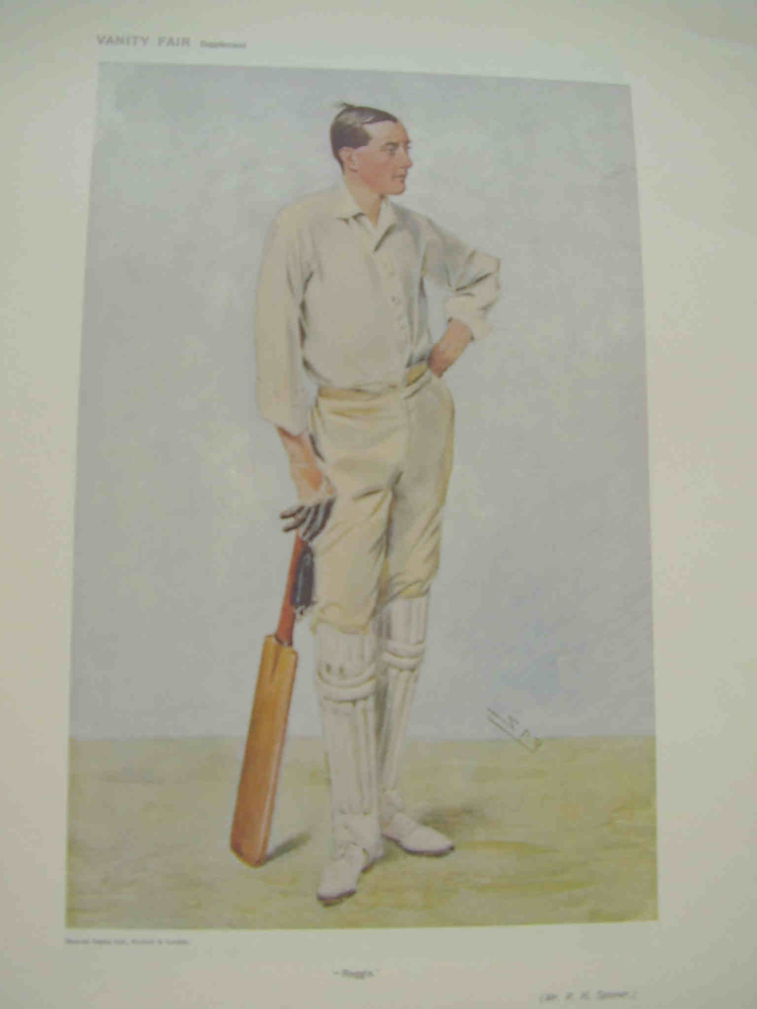 Vanity Fair Cricket Print. Reginald Herbert Spooner 