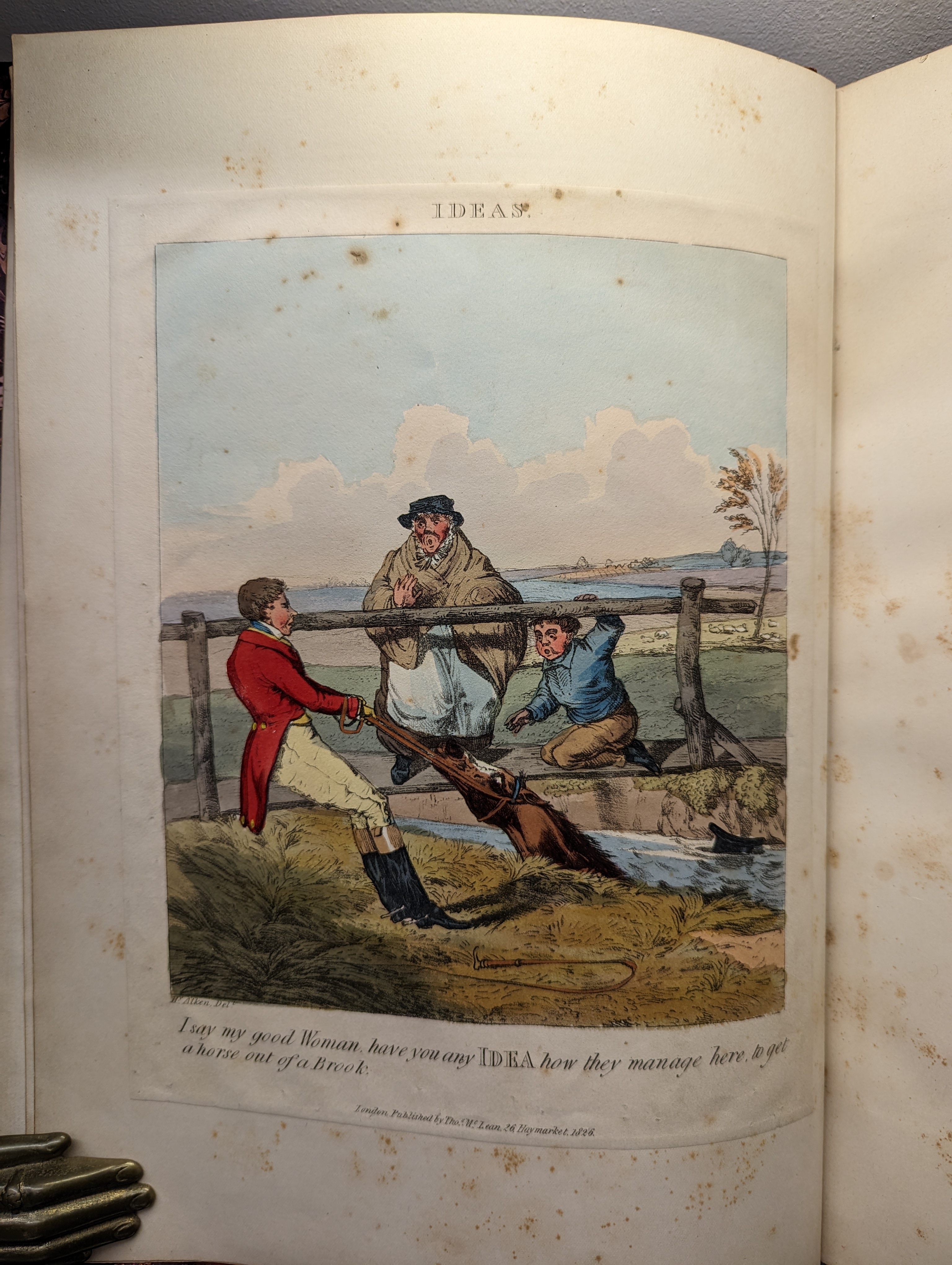 Ideas, Accidental And Incidental To Hunting and other sports; Caught on Leicestershire &c.