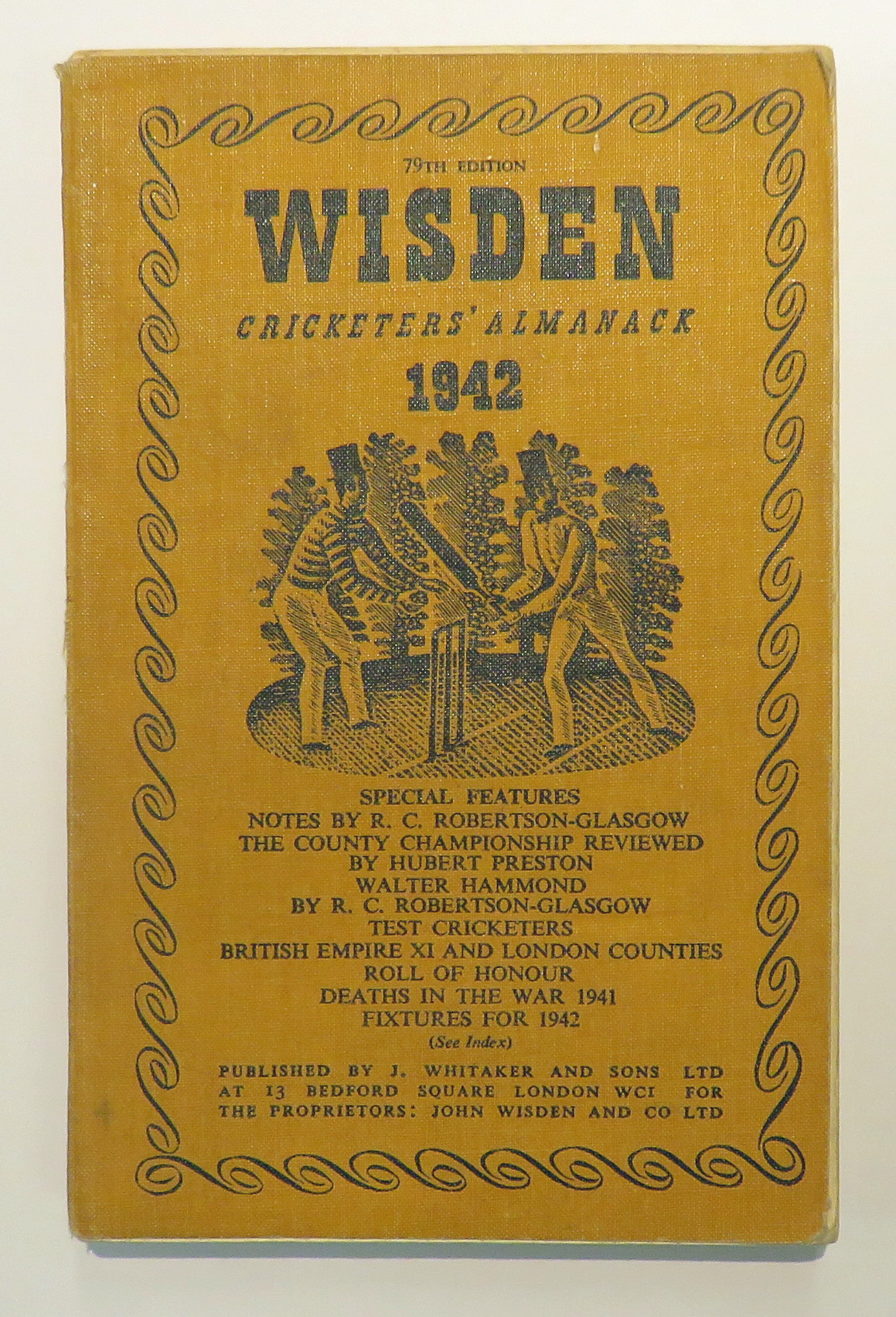 **Wisden's Cricketers' Almanack For 1942**