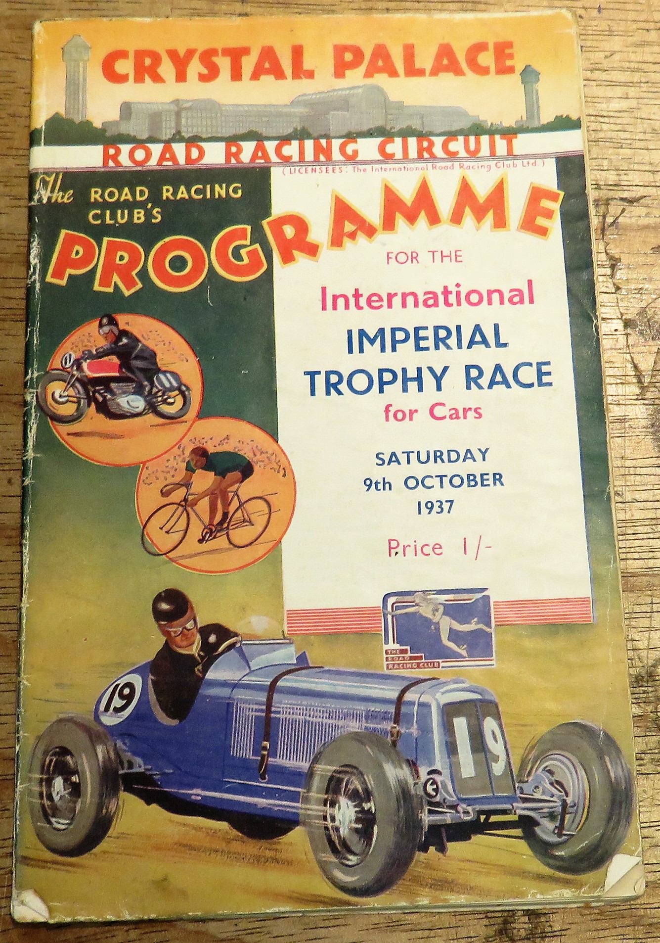 The Road Racing Club's International Imperial Trophy Race for Cars