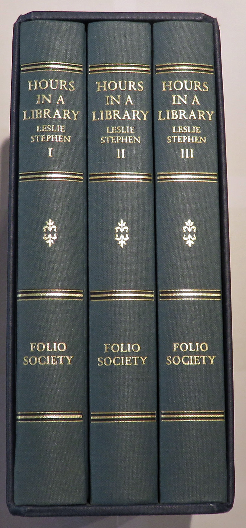 Hours In A Library Three Volume Folio Box Set