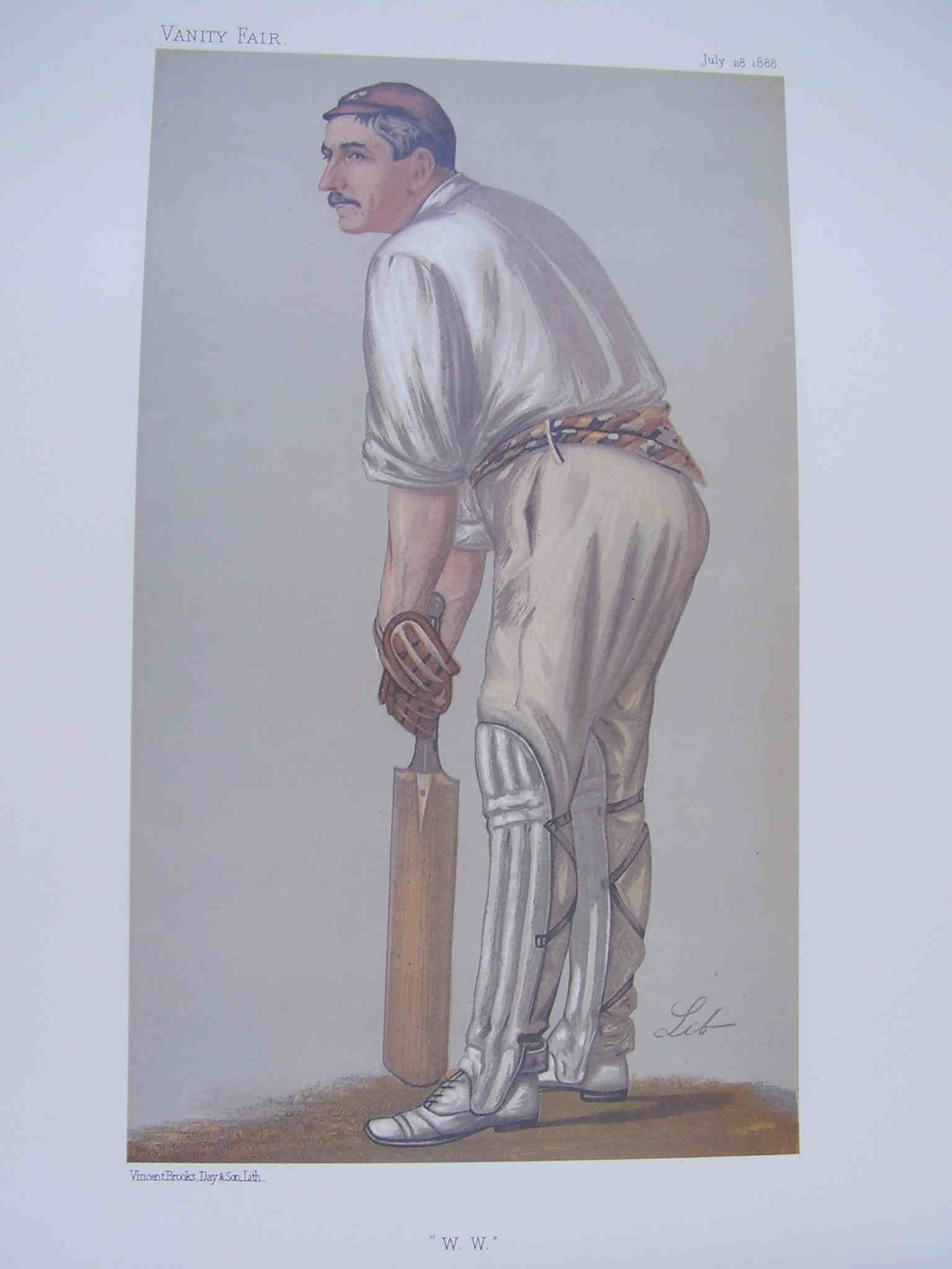 Vanity Fair Cricket Print. Walter William Read  