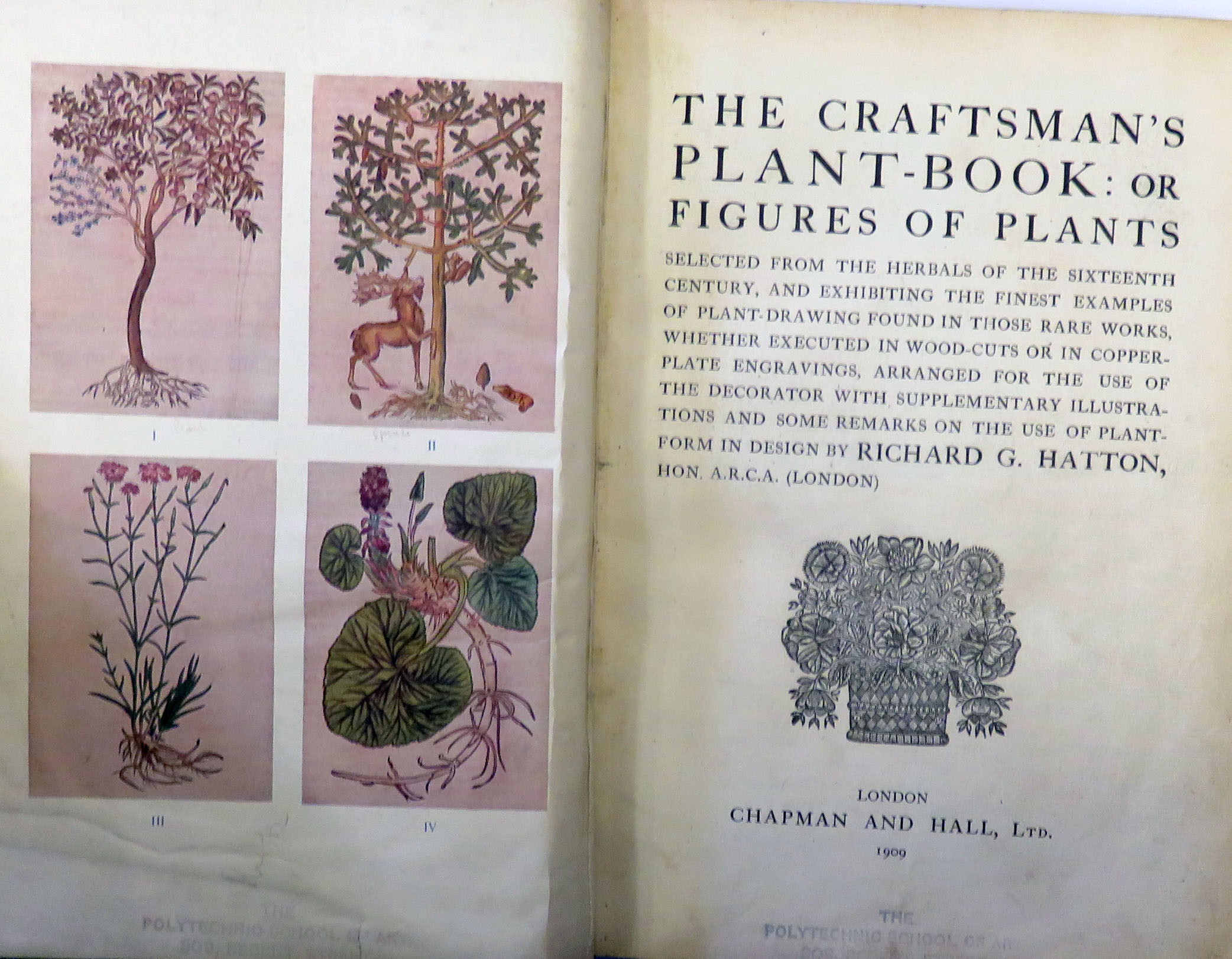 The Craftsman's Plant-Book: Or Figures of Plants