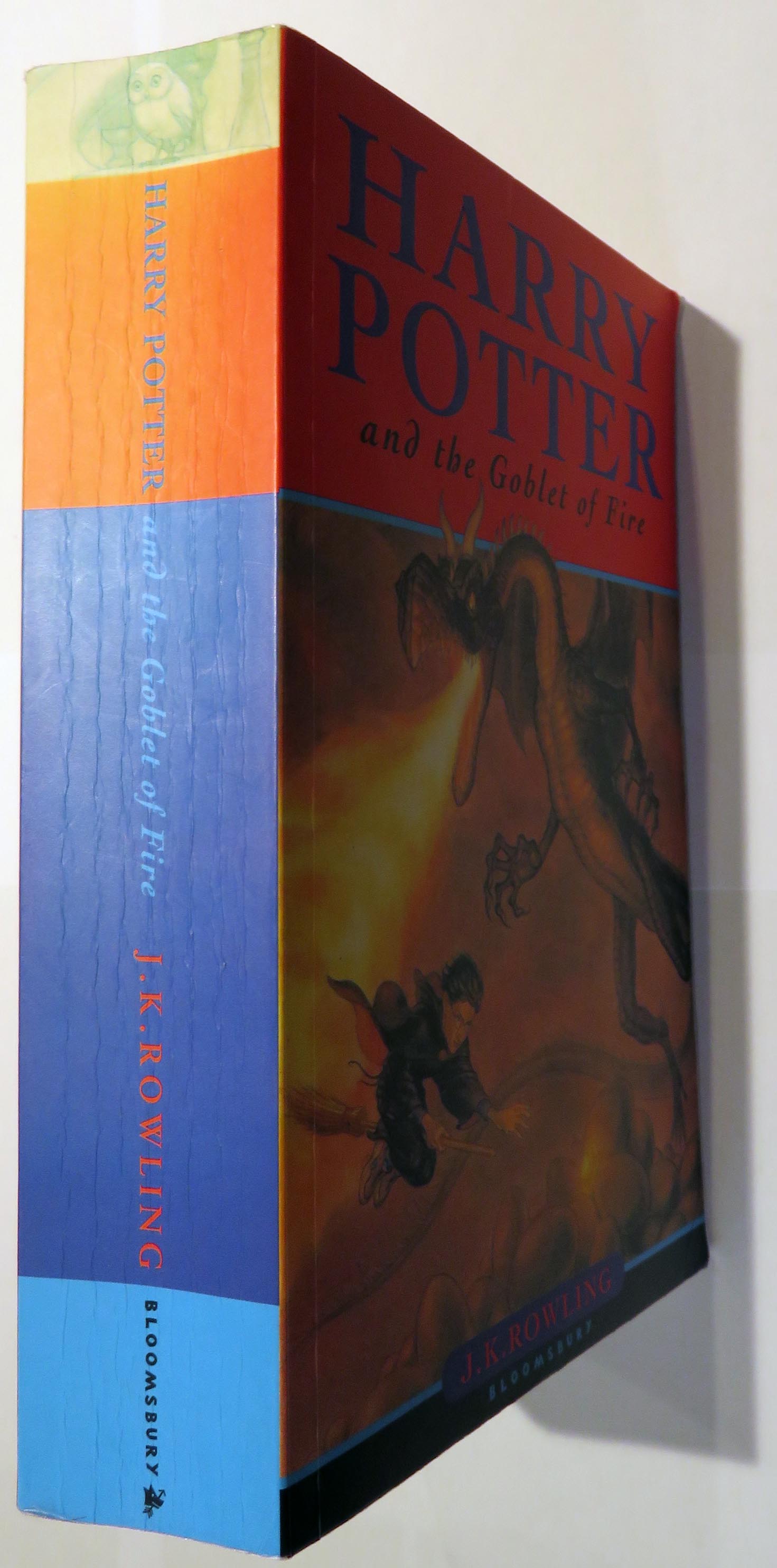 Harry Potter and the Goblet of Fire First Edition paperback 