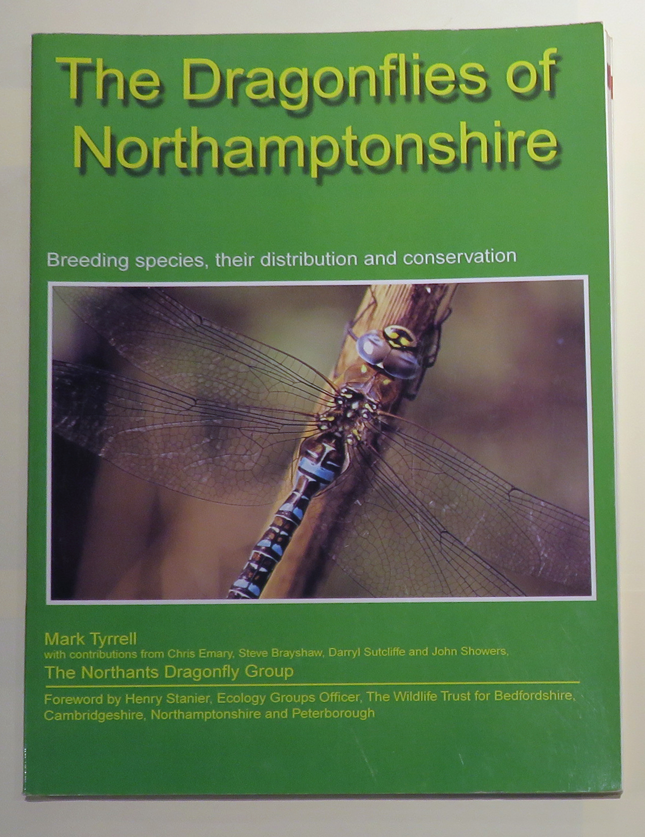 The Dragonflies of Northamptonshire. Breeding species, their distribution and conservation 