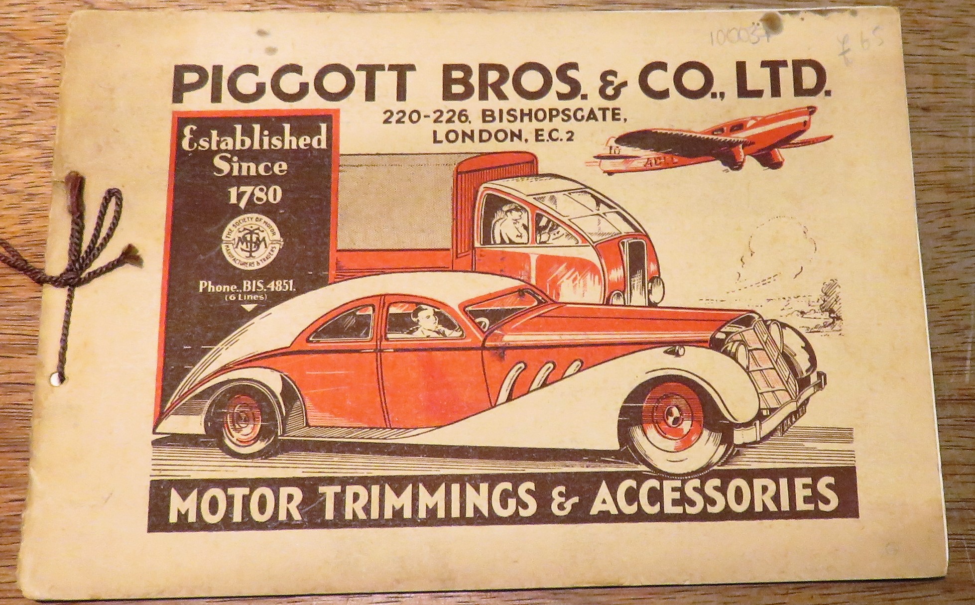 Piggott Bros. & Co., Ltd. Motor Trimmings & Accessories