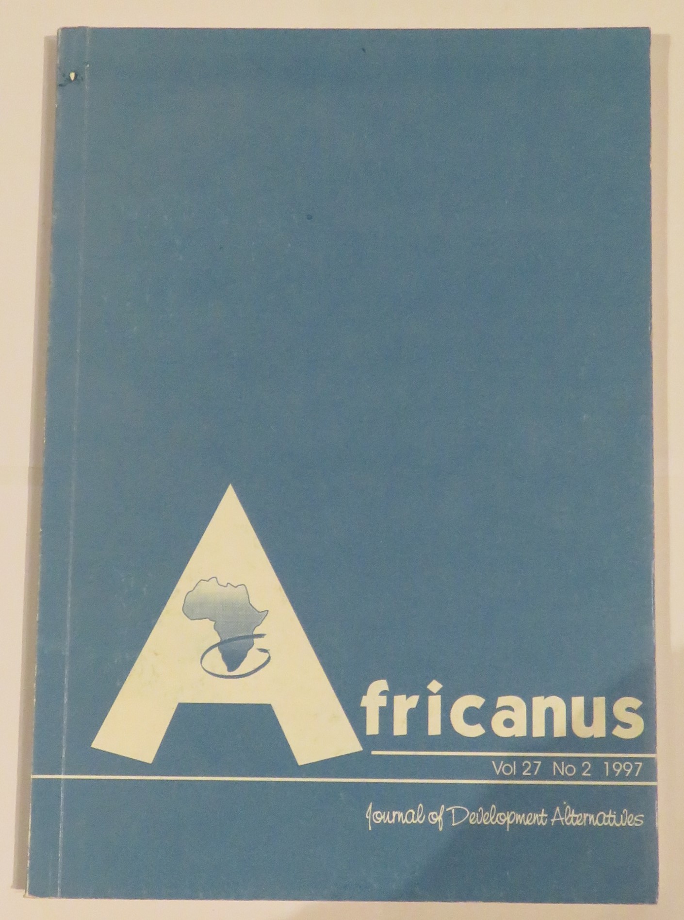 Africanus: Journal of Development Alternatives