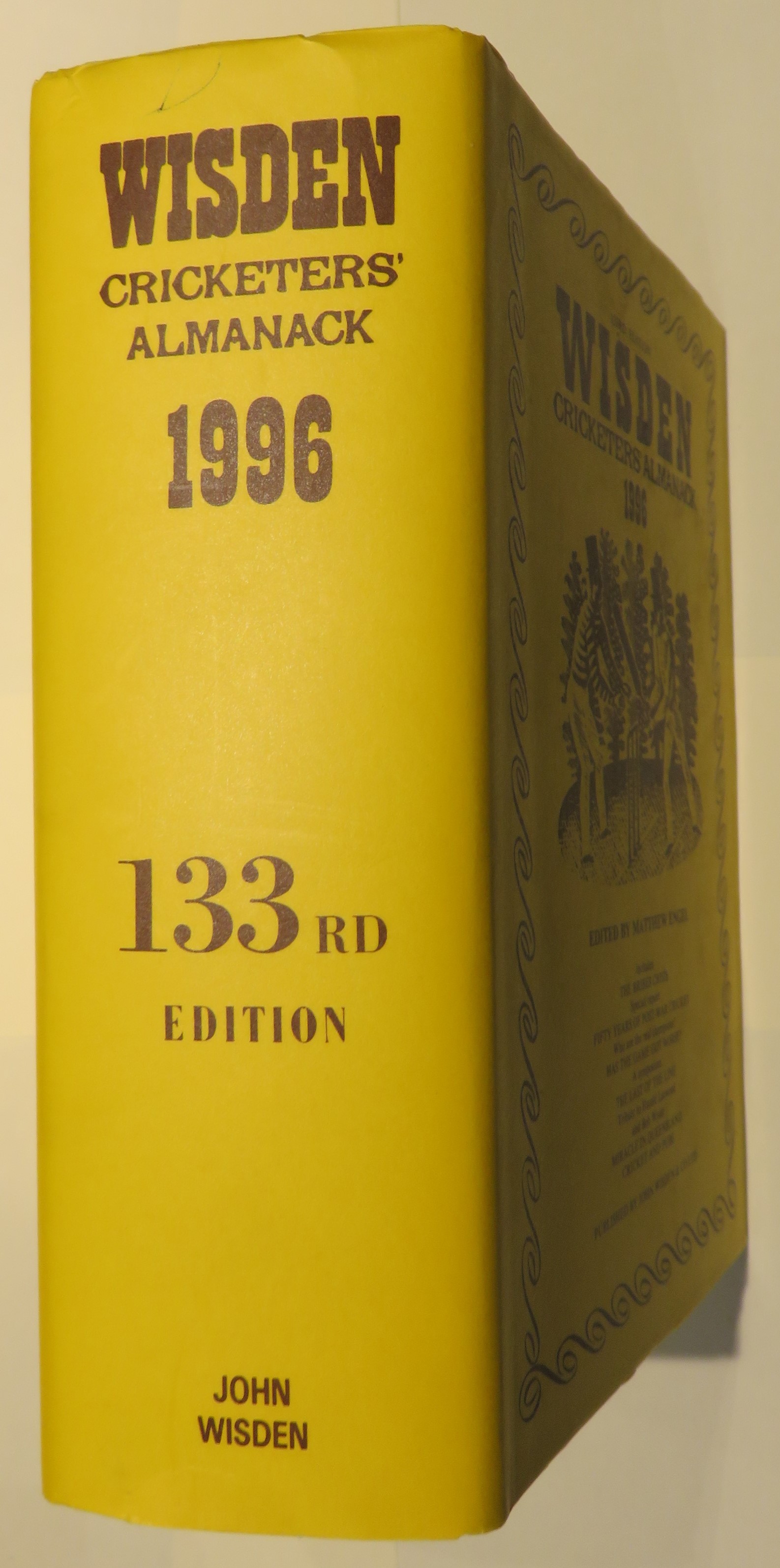 Wisden Cricketers' Almanack for the year 1996