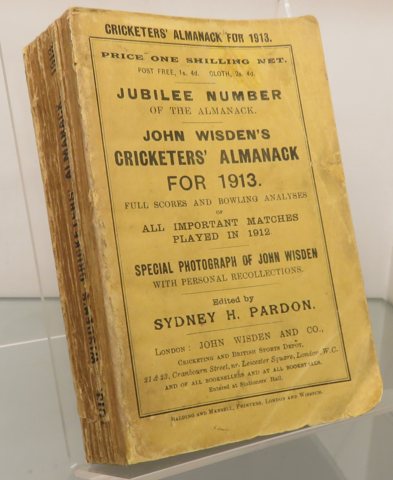 John Wisden's Cricketers' Almanack For 1913
