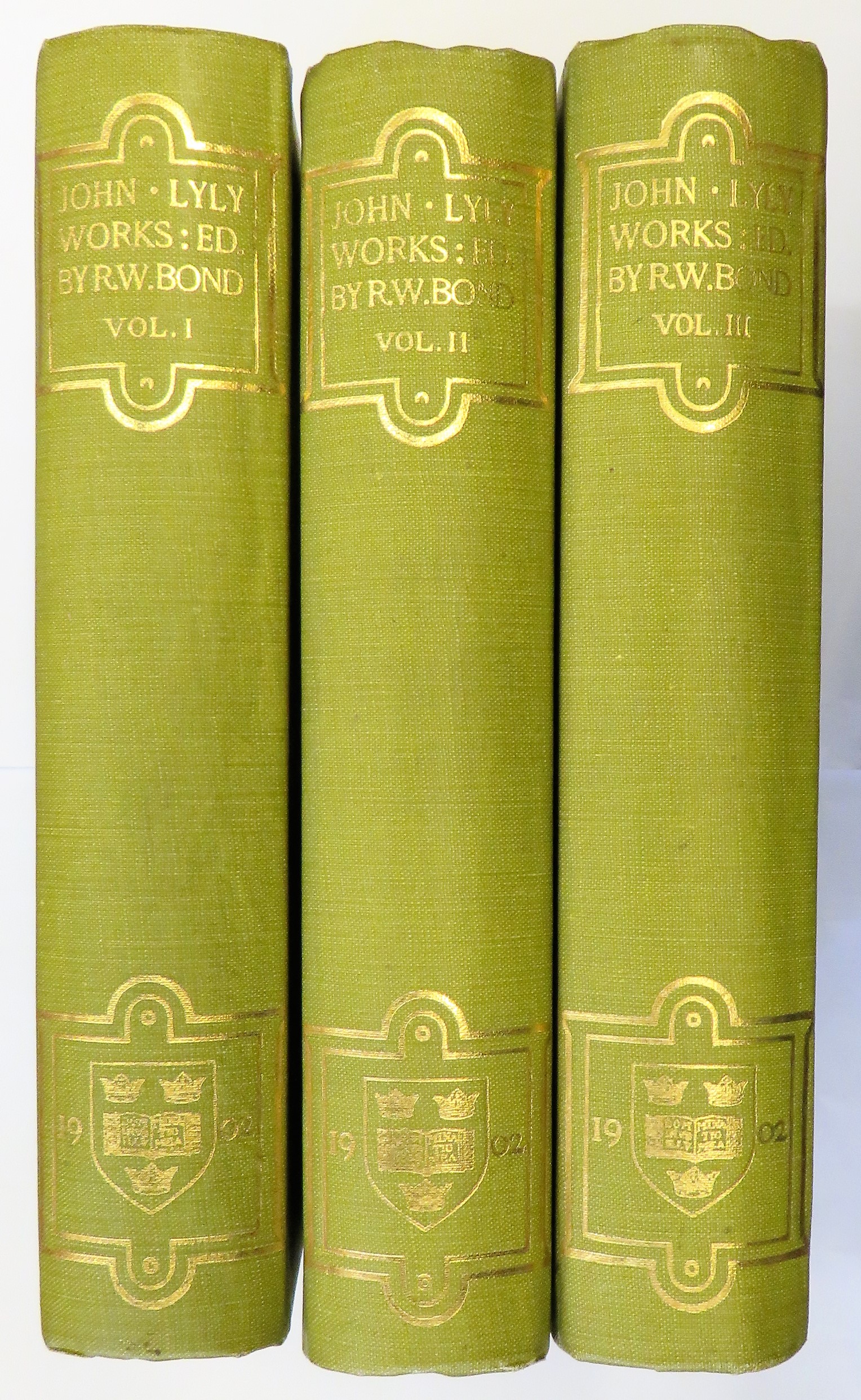 The Complete Works of John Lyly In Three Volumes