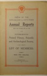 Precis of the Fifty-Second & Fifty-Third Annual Reports for the Years 1923 and 1924 of the Peterborough Natural History, Scientific and Archaeological Society