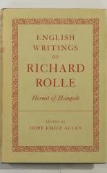 English Writings of Richard Rolle, Hermit of Hampole