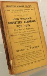 John Wisden's Cricketers' Almanack For 1919