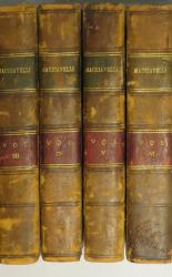 Opere Di Niccolo Machiavelli Cittadino E Segretario Fiorentino. 8 Volumes 