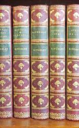 Austin Elliot, Hillyars & The Burtons, Leighton Court, Ravenshoe and Silcote of Silcotes Five Volume set by Henry Kingsley 