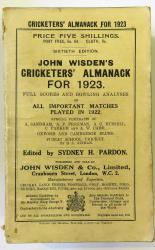 John Wisden's Cricketers' Almanack For 1923