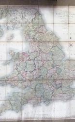 Smith's New Map Of England And Wales With part of Scotland Including The Turnpike and principal crossroads, June 1806 corrected to 1811
