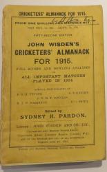 John Wisden's Cricketers Almanack For 1915