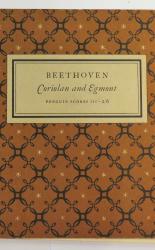 Beethoven: Overtures Coriolan Op. 62 and Egmont Op. 84. 