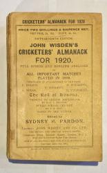 John Wisden's Cricketers' Almanack For 1920