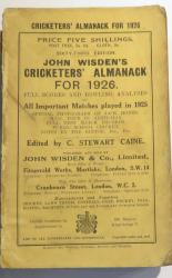 John Wisden's Cricketers' Almanack For 1926