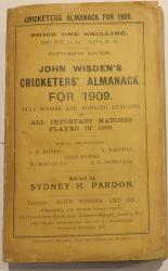 John Wisden's Cricketers' Almanack For 1909